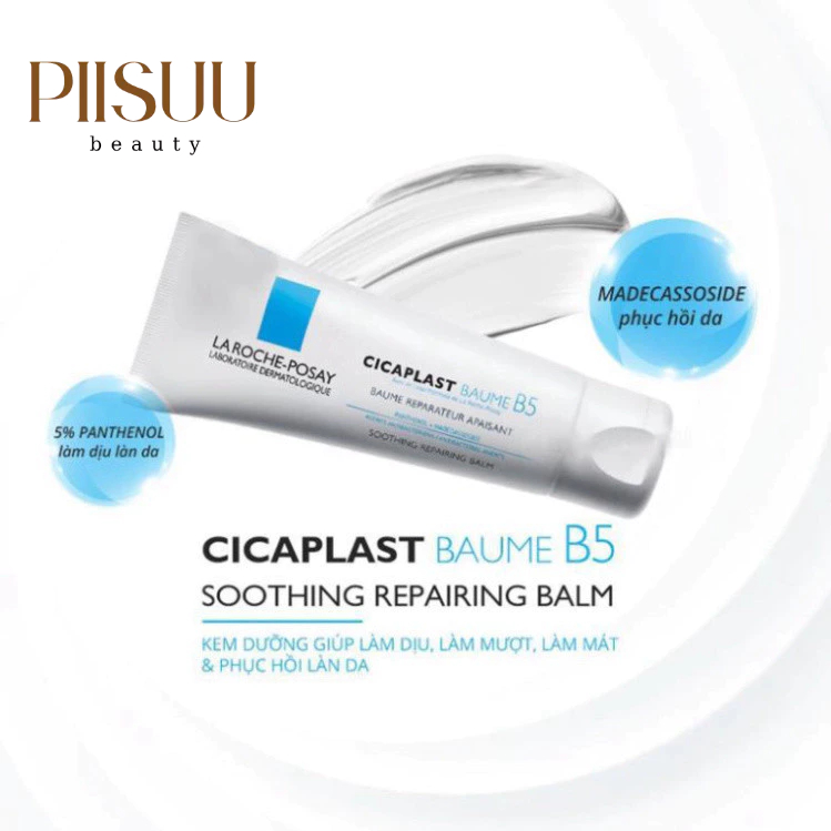 Kem Dưỡng La Roche-Posay Cicaplast Baume B5 (40ml/100ml) - Phục Hồi, Làm Dịu Da Tổn Thương & Giảm Kích Ứng