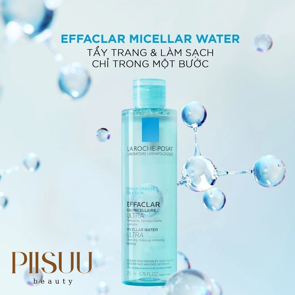 Nước Tẩy Trang La Roche-Posay Micellar Water Ultra Sensitive Skin (400ml) - Làm Sạch Sâu & Dịu Nhẹ Cho Da Nhạy Cảm