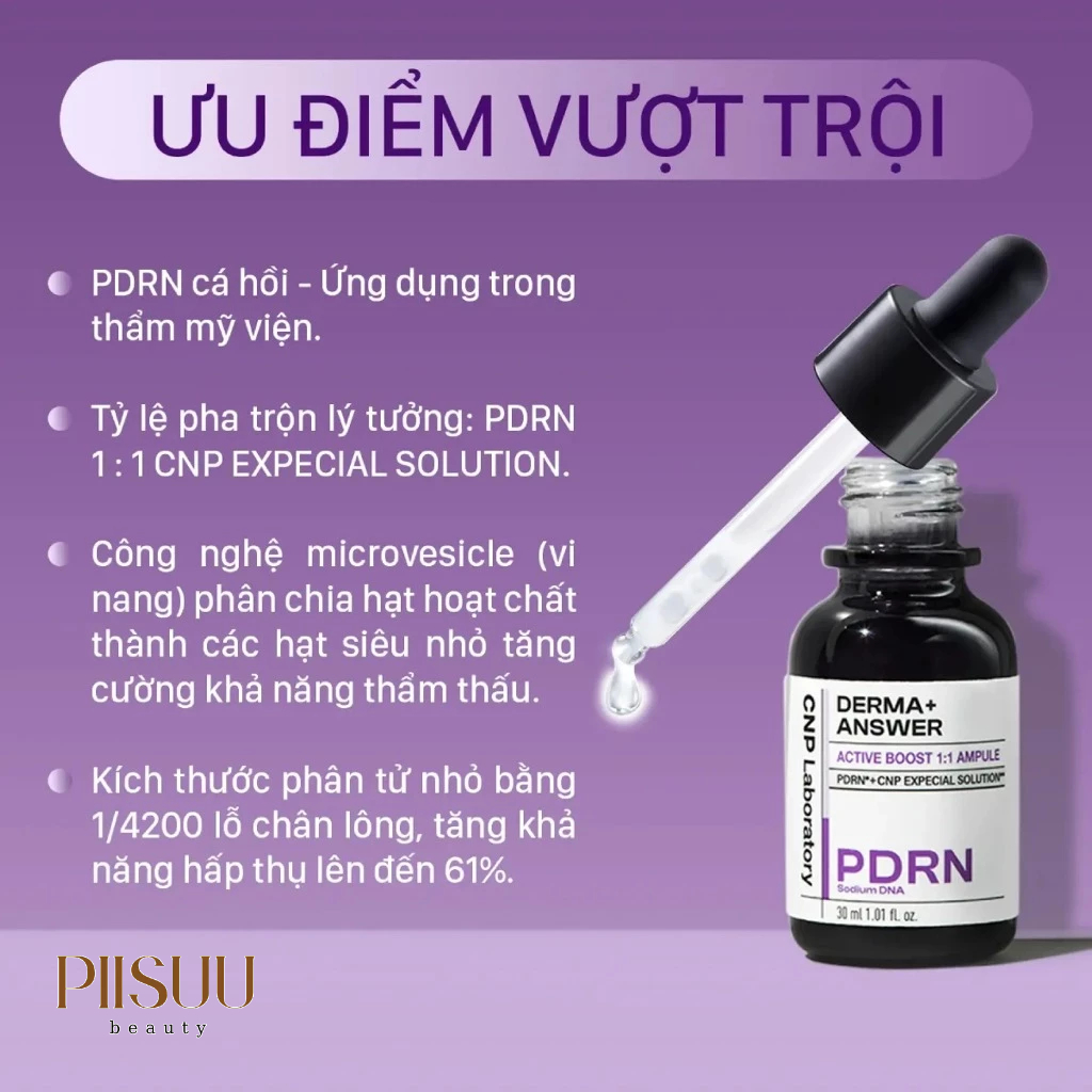 Tinh chất PDRN căng bóng sáng da hỗ trợ tái sinh CNP Derma Answer Active Boost Ampule