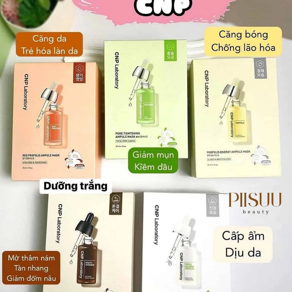 Mặt Nạ CNP Laboratory Ampule Mask - Cấp Ẩm, Phục Hồi & Dưỡng Chất Chuyên Sâu Từ Ampule
