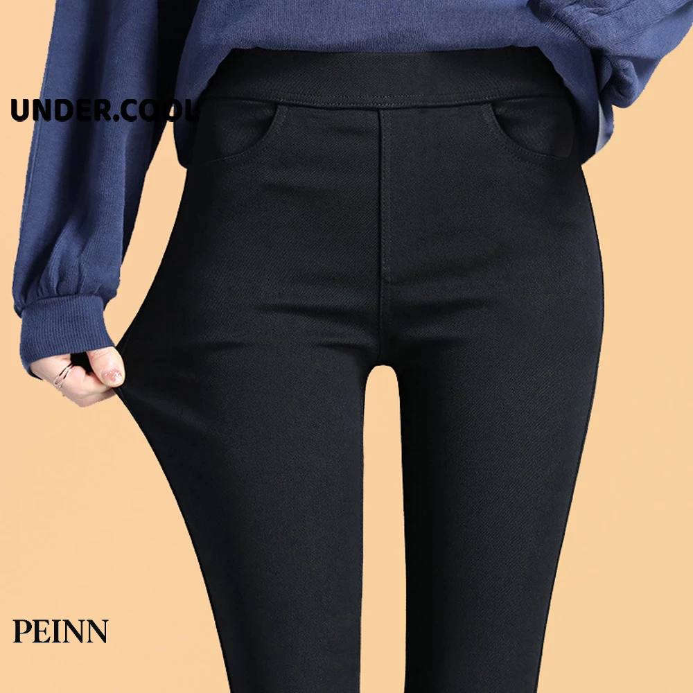 [Peinn]Quần Legging Nữ vải thun cotton co giãn 4c thấm hút mồ hôi, 2 túi trước và 2 túi sau có bigsize đến 70Kg