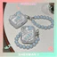 Vỏ bảo vệ tai nghe Bluetooth hình cá trong suốt Blue Ice phù hợp với Airpods 1/2/AirPods Pro 2/3/4