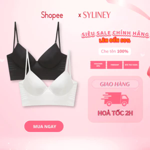 Áo Lót Hở Lưng 3in1 SYLINEY, Bra Mặc Đầm Hở Lưng, Mút Mỏng Co Giãn Tốt - A11
