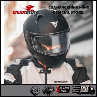 Pinlock mũ bảo hiểm fullface Motowolf mdl 1912
