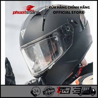 Pinlock mũ bảo hiểm fullface Motowolf mdl 1912