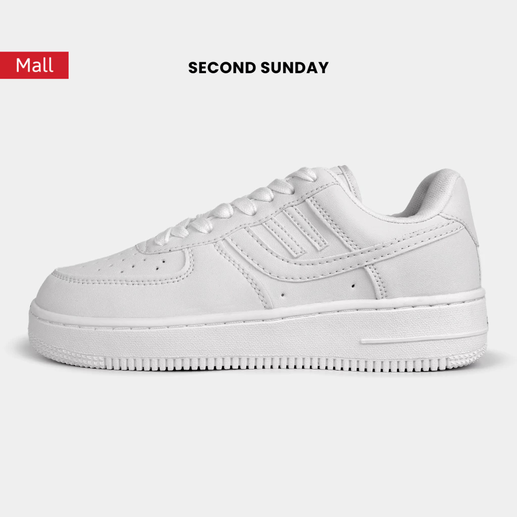 Giày Thể Thao Sneaker Nam Nữ Second Sunday White Day Đế Tăng Chiều Cao 4cm SK45