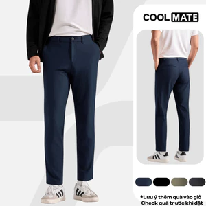 Quần Dài ECC Warp Pants dáng Slim co giãn giữ form tốt, quần đi làm đi chơi dạo phố Coolmate