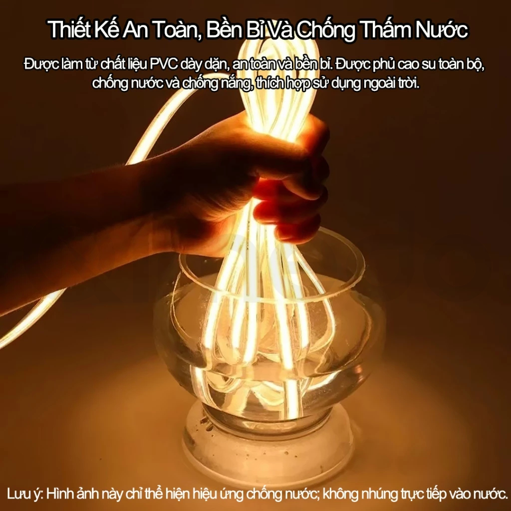Năng Lượng Mặt Trời Đèn LED Thanh Với Điều Khiển Từ Xa,Điều Chỉnh Độ Sáng, Dải Đèn Tiết Kiệm Điện