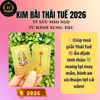 KIM BÀI THÁI TUẾ 2026 CHO 5 TUỔI TÝ - SỬU - MÃO - NGỌ - DẬU