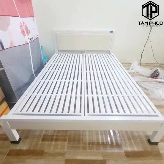 Giường sắt có nhiều màu sắc, đáp ứng mọi sở thích.