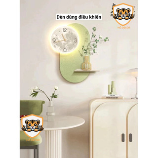 ( Kèm Đủ Phụ Kiện ) (K5) Đồng hồ treo tường cắm hoa, tranh cát decor, trang trí siêu xinh có đèn led điều khiển từ xa