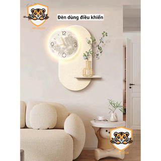 ( Kèm Đủ Phụ Kiện ) (K5) Đồng hồ treo tường cắm hoa, tranh cát decor, trang trí siêu xinh có đèn led điều khiển từ xa
