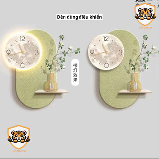 ( Kèm Đủ Phụ Kiện ) (K5) Đồng hồ treo tường cắm hoa, tranh cát decor, trang trí siêu xinh có đèn led điều khiển từ xa