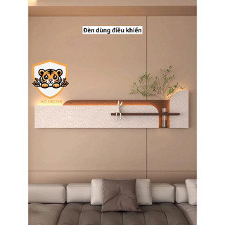 (Q1)(Tặng kèm lọ hoa) Tranh treo tường đầu sofa, đầu giường kèm bình hoa đèn led ẩn, tranh trang trí đẹp, mẫu mới nhất