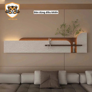 (Q1)(Tặng kèm lọ hoa) Tranh treo tường đầu sofa, đầu giường kèm bình hoa đèn led ẩn, tranh trang trí đẹp, mẫu mới nhất
