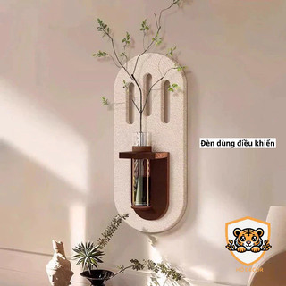 (M6) Đèn có điều khiển- Tranh treo tường có đèn led, tranh cát cắm bình hoa đẹp, tranh mấu mớ, quà tặng đẹp decor nhà