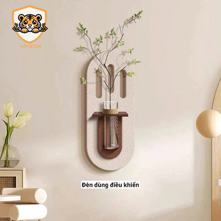 (M6) Đèn có điều khiển- Tranh treo tường có đèn led, tranh cát cắm bình hoa đẹp, tranh mấu mớ, quà tặng đẹp decor nhà