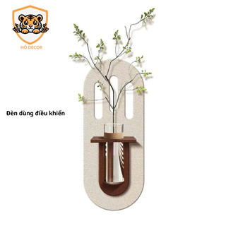 (M6) Đèn có điều khiển- Tranh treo tường có đèn led, tranh cát cắm bình hoa đẹp, tranh mấu mớ, quà tặng đẹp decor nhà