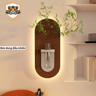(M6) Đèn có điều khiển- Tranh treo tường có đèn led, tranh cát cắm bình hoa đẹp, tranh mấu mớ, quà tặng đẹp decor nhà