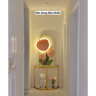 ( I9)(Hottrend 2024) Tranh Hoa Tráng Gương Pha Lê Treo Tường Hiện Đại Treo Phòng Khách Treo Hành Lang HỔ DECOR