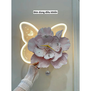 (B1) Đồng hồ đèn led trang trí đẹp Món quà ý nghĩa đẹp cho bạn gái, đồng hồ led decor đẹp