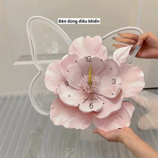 (B1) Đồng hồ đèn led trang trí đẹp Món quà ý nghĩa đẹp cho bạn gái, đồng hồ led decor đẹp