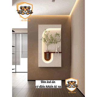 (Hàng loại 1 cao cấp ) Tranh treo tường cắm hoa decor nhà sang trọng, tranh trang trí phòng khách, quán cafe