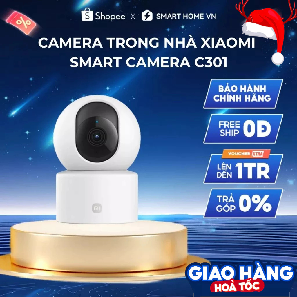 [HỎA TỐC HCM] Camera Trong Nhà Xiaomi Smart Camera C301, 2K (2304×1296p ...