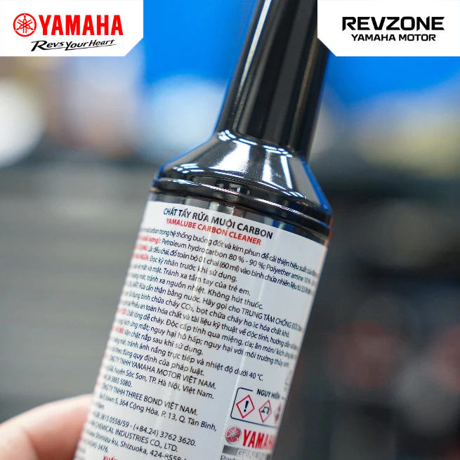 Dung dịch vệ sinh buồng đốt Yamalube Carbon Cleaner chính hãng Yamaha Chất Tẩy Muội Carbon