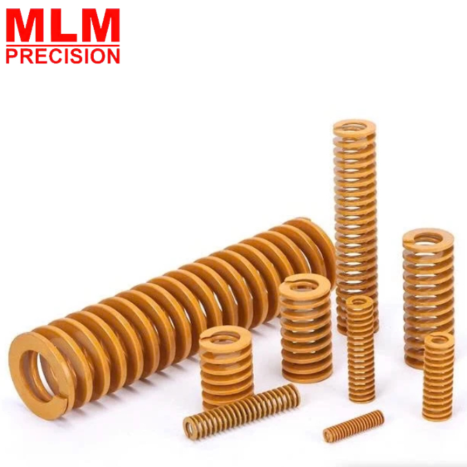 Lò xo khuôn mẫu màu vàng đủ kích thước -100% thương hiệu & chất lượng cao