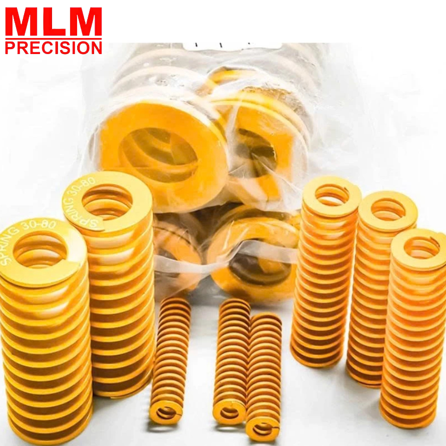 Lò xo khuôn mẫu màu vàng đủ kích thước -100% thương hiệu & chất lượng cao