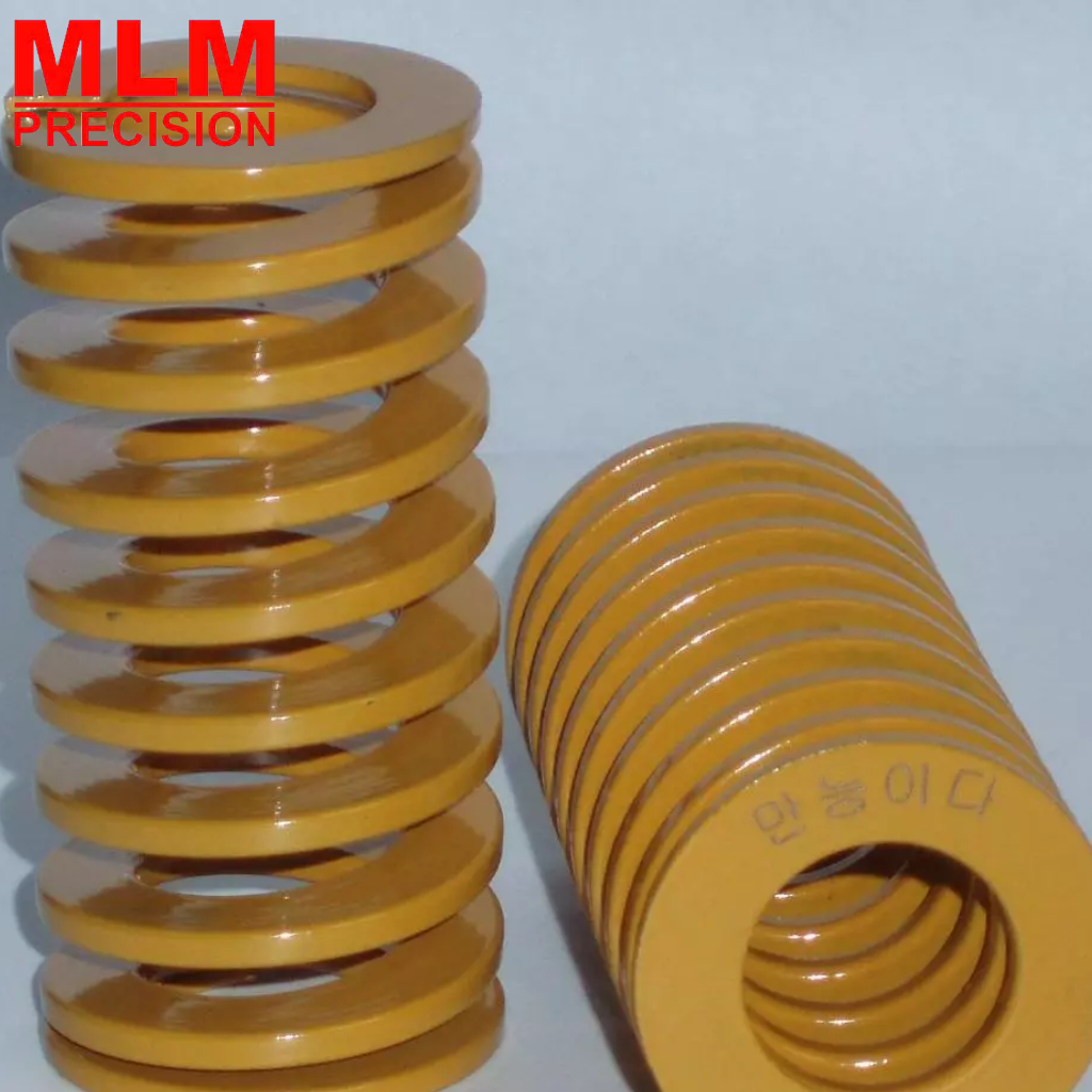 Lò xo khuôn mẫu màu vàng đủ kích thước -100% thương hiệu & chất lượng cao