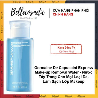 [cty] Express Make Up Removal 200ml - Nước Tẩy Trang Germaine De Capuccini Cho Mọi Loại Da, Làm Sạch Lớp Makeup