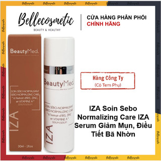 [cty] IZA Soin Sebo Normalizing Serum 30ml - Serum Da Dầu Mụn BeautyMed Giảm Mụn, Điều Tiết Bã Nhờn 30ml