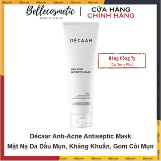 [Tem cty] Décaar Anti Acne Antiseptic Mask Mặt Nạ Da Dầu Mụn, Kháng Khuẩn, Gom Còi Mụn