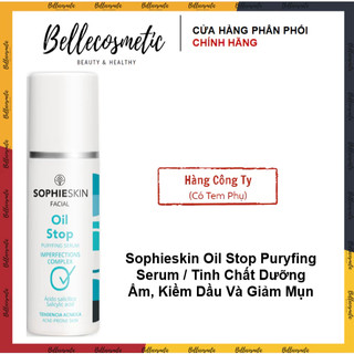 Sophieskin Oil Stop Puryfing Serum - Tinh Chất Dưỡng Ẩm, Kiềm Dầu Và Giảm Mụn kv