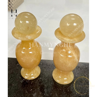 Cặp lục bình hoàng long 10 cm kèm bi cầu HANMYNGHE