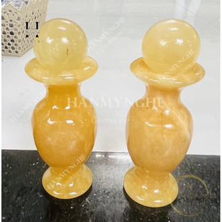 Cặp lục bình hoàng long 10 cm kèm bi cầu HANMYNGHE