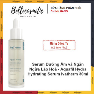 Hyaluronic Serum 30ml - Serum Dưỡng Ẩm Cấp Nước Aquafil Hydra Hydrating Serum Ivatherm 30ml