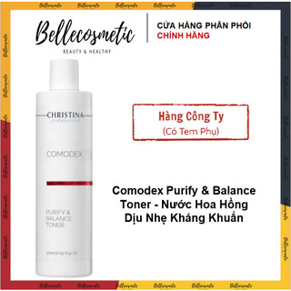 Christina Comodex Purify & Balance Toner 300ml - Nước Cân Bằng Da Dầu Mụn Christina Comodex Purify & Balance Toner 300ml