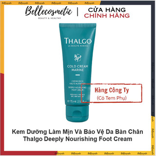 [cty] Deeply Nourishing Foot Cream 75ml - Kem Dưỡng Da Chân Thalgo Cold Cream Marine