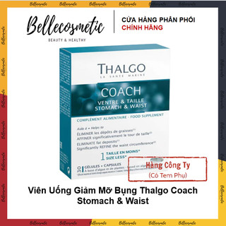 Coach Stomach And Waist - Viên Uống Giảm Mỡ Bụng Thalgo Coach Stomach & Waist
