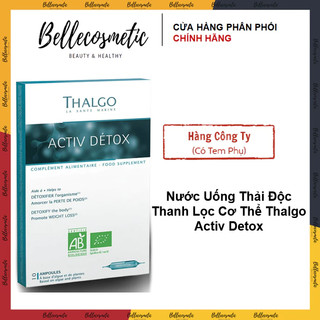 Activ Detox Hộp (10 ống x 10ml) - Nước Uống Thải Độc Thanh Lọc Cơ Thể Thalgo Activ Detox 10 ống