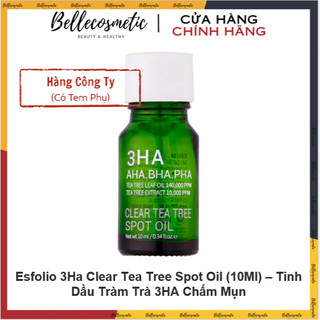 [cty] Esfolio 3Ha Clear Tea Tree Spot Oil (10Ml) – Tinh Dầu Tràm Trà 3HA Chấm Mụn