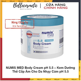 [cty] NUMIS MED Body Cream pH 5.5 400ml – Kem Dưỡng Thể Cấp Ẩm Cho Da Nhạy Cảm pH 5.5, Da Khô, Viê.m Da Cơ Địa