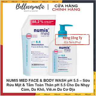 [cty] NUMIS MED FACE & BODY WASH pH 5.5 – Sữa Rửa Mặt & Tắm Toàn Thân pH 5.5 Cho Da Nhạy Cảm, Da Khô, Viê.m Da Cơ Địa