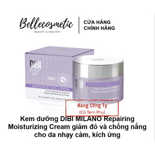 DIBI MILANO Repairing Moisturizing Cream Kem dưỡng giảm đỏ và chống nắng cho da nhạy cảm, kích ứng kv