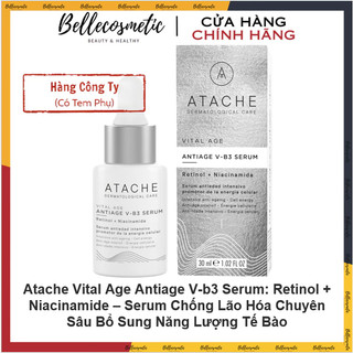 [cty] Atache Vital Age Antiage V-b3 Serum: Retinol + Niacinamide – Serum Chống Lão Hóa Chuyên Sâu Bổ Sung Năng Lượng Da