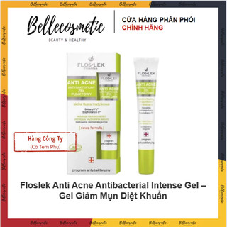 Floslek Anti Acne Antibacterial Intense Gel Gel Chấm Mụn Kháng Khuẩn Gom Còi