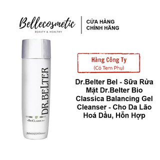 Dr.Belter Bio Classica Balancing Gel Cleanser Sữa Rửa Mặt Cho Da Lão Hoá Dầu, Hỗn Hợp